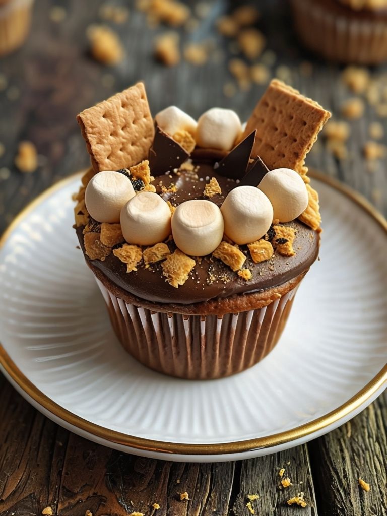 Decadent S’mores Cupcakes