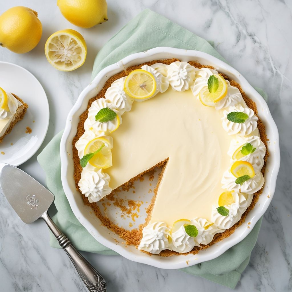 Discover the perfect Lemon Icebox Pie recipe that combines zesty lemon flavor with a creamy texture. Easy to make and delightful for any occasion.