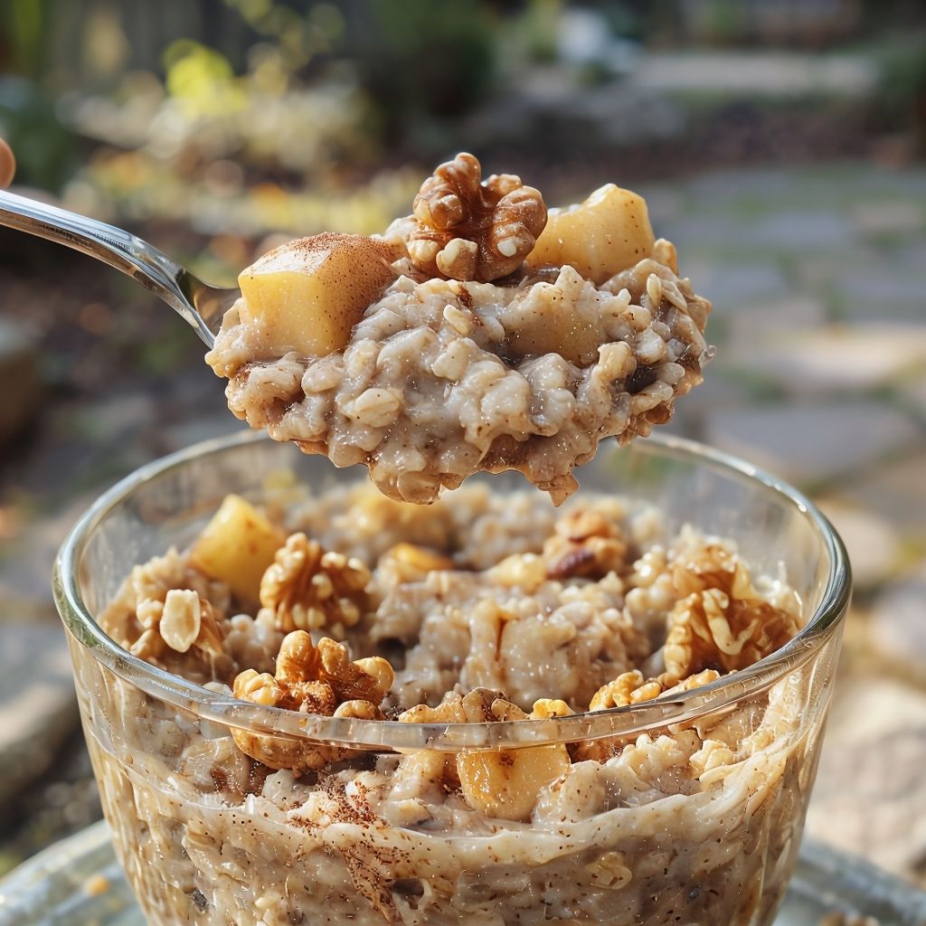 Discover the joy of Overnight Caramel Gingerbread Oats! A tasty, easy breakfast that combines rich caramel and festive gingerbread spices.