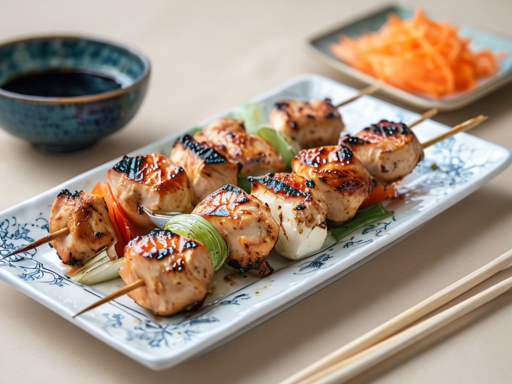 Chicken Yakitori Japanese Easy Delicious Recipe