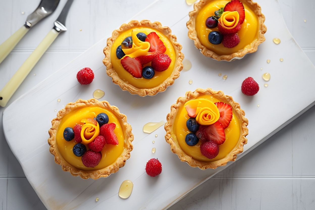 Savor the sweetness of Mango Nice Cream Tarts! Our delicious, creamy tarts are a tropical treat that will elevate your dessert experience. Try them now!