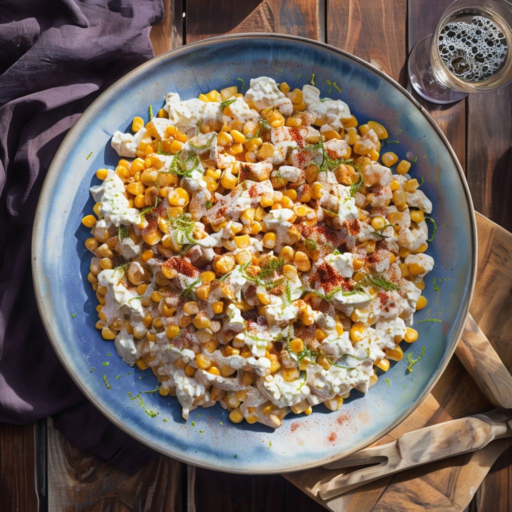 Uncover the essence of Esquites, a cherished Mexican corn snack