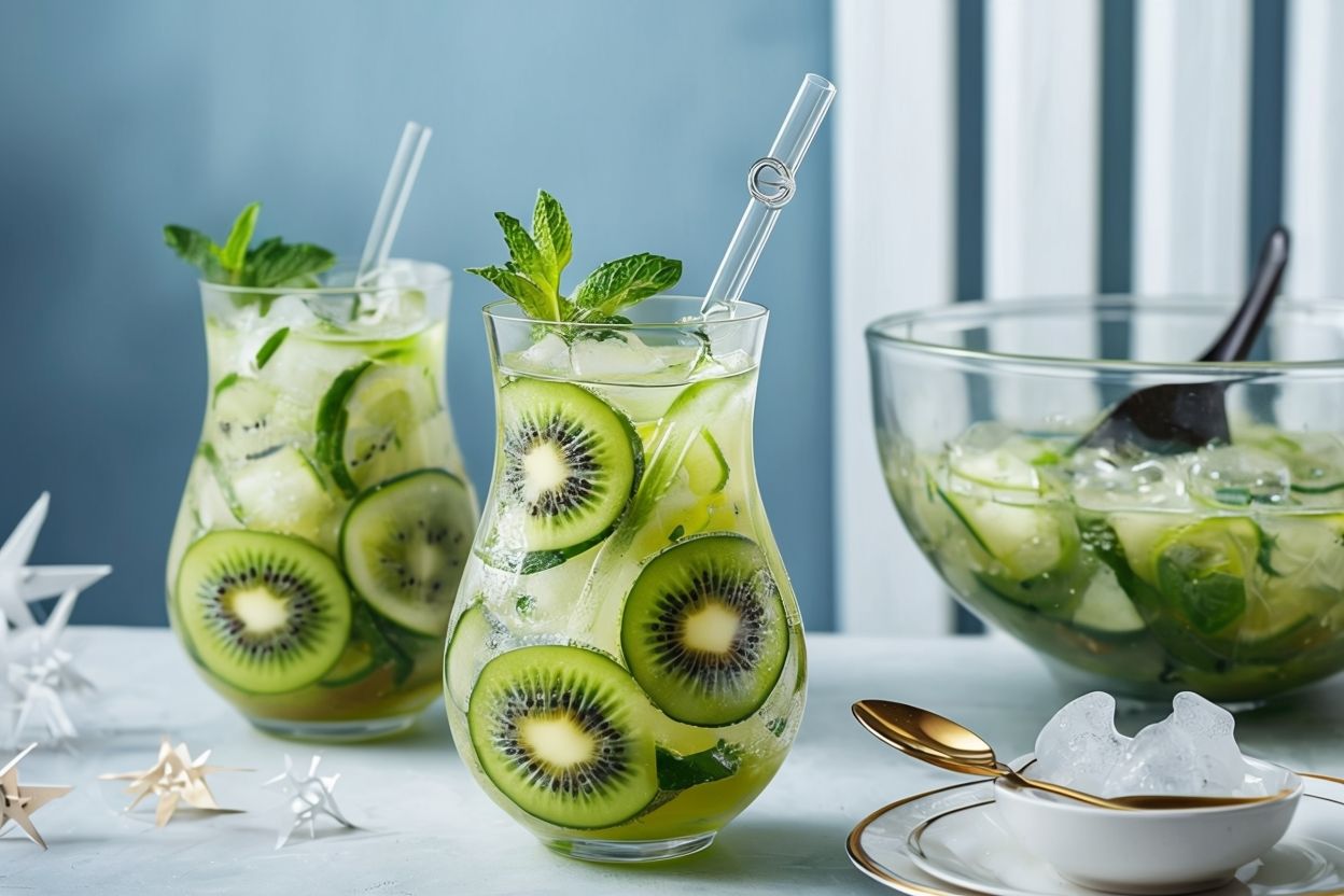 Discover the ultimate summer drink with our cucumber and melon sangria! Bursting with flavor, it's the perfect blend for your next outdoor party